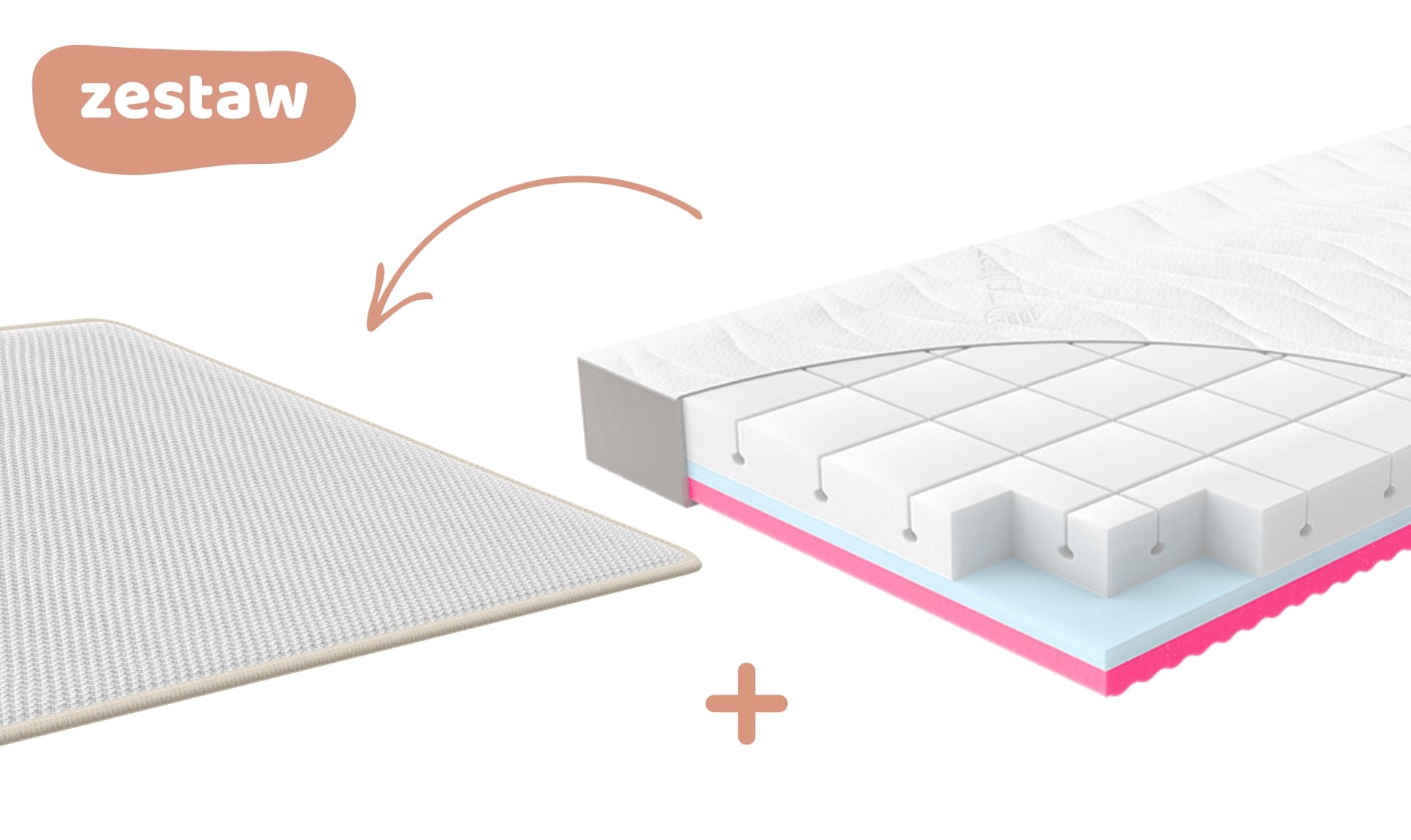 Materac Junior + Ochraniacz