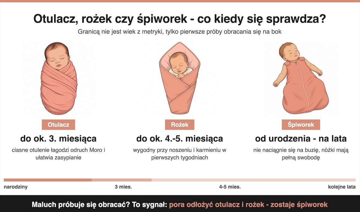 Otulacz, rożek, czy otulacz